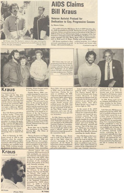 karen kraus bill|GLBT Historical Society and BAR On.